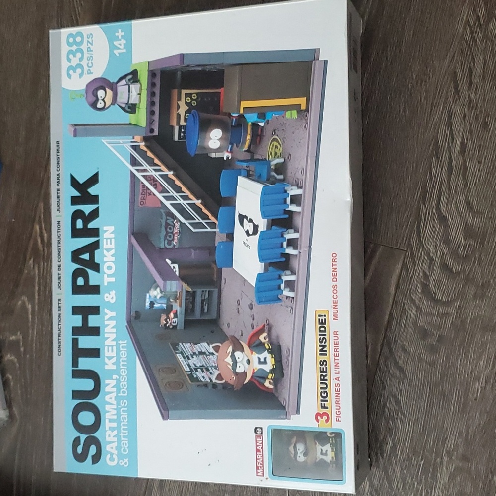 McFarlane Toys South Park Cartman Kenny & Token & Cartman's Basement Set